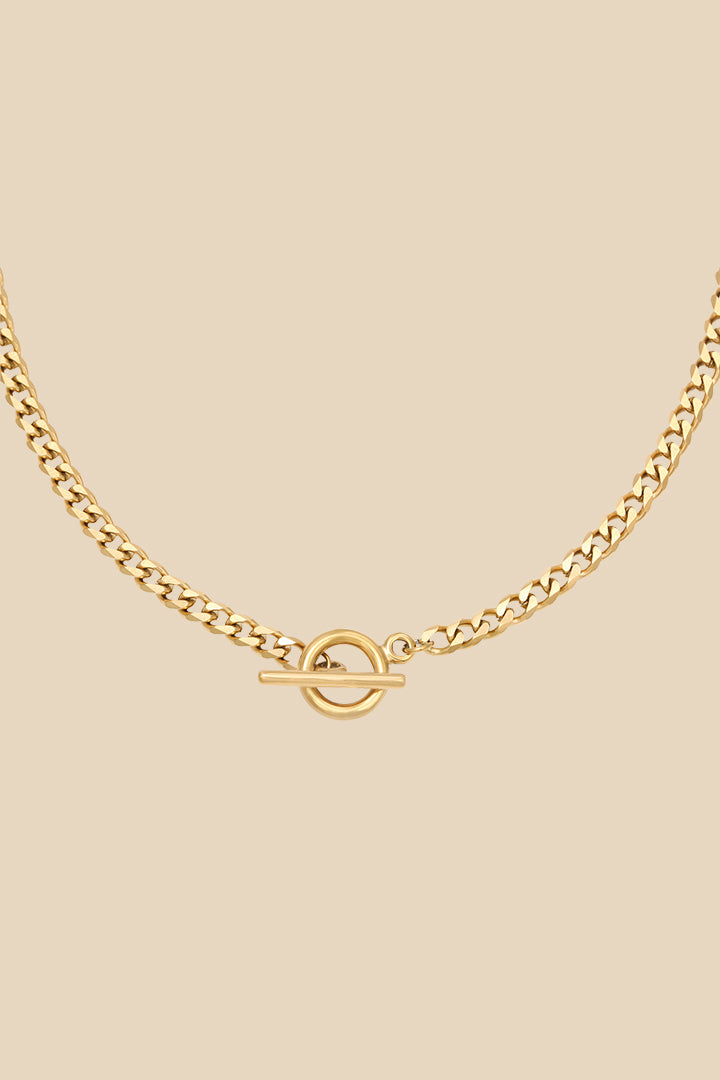 Lucile Chunky Schakelketting in Goud en Zilver