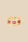 Hailey Gouden Ring Met Roze Accenten