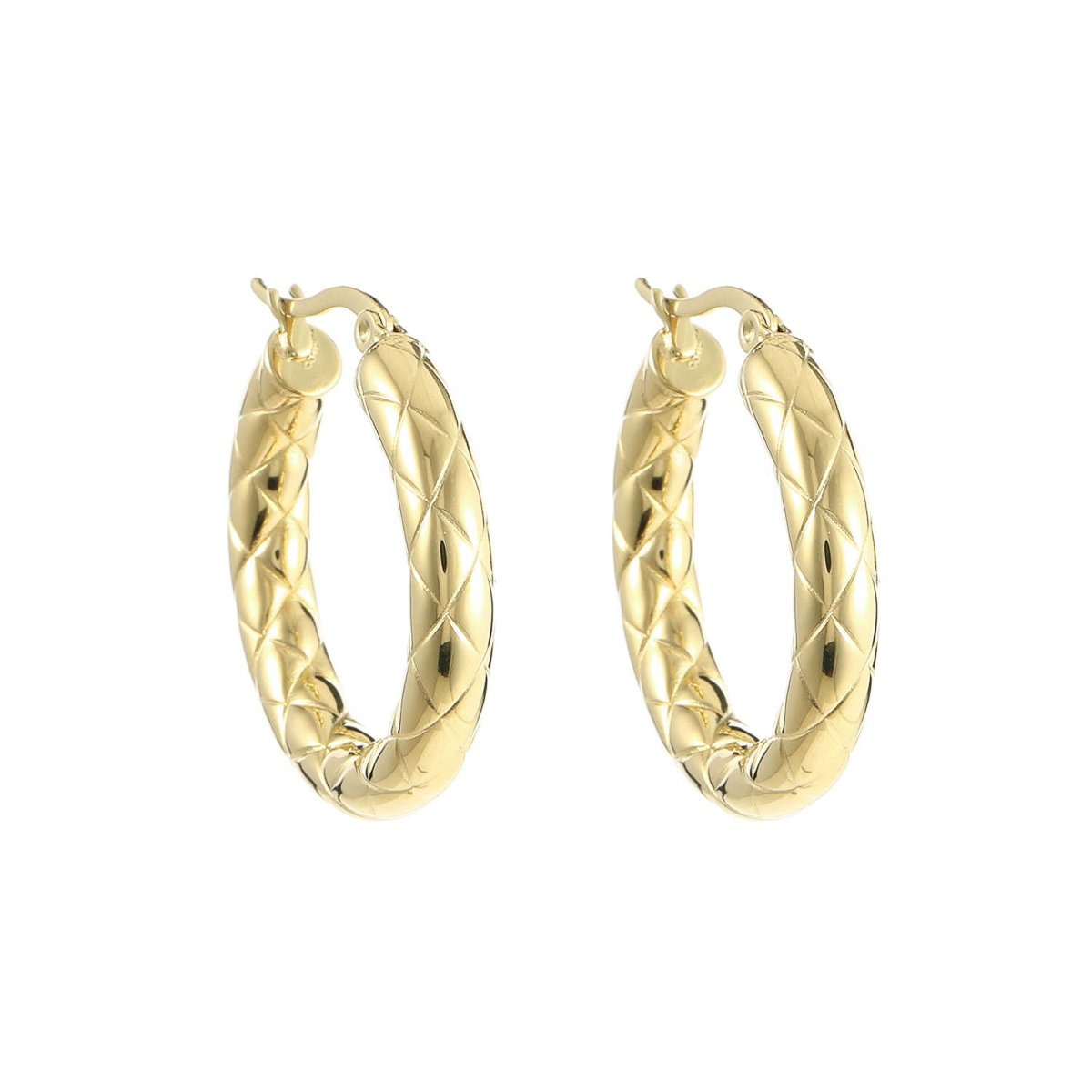 Zola Hoop Earrings Gold - Earrings, Earrings Gold, new arrivals - Zola Hoop Earrings Gold - ANNABO Online Store